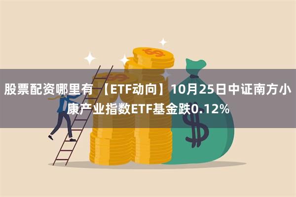 股票配资哪里有 【ETF动向】10月25日中证南方小康产业指数ETF基金跌0.12%